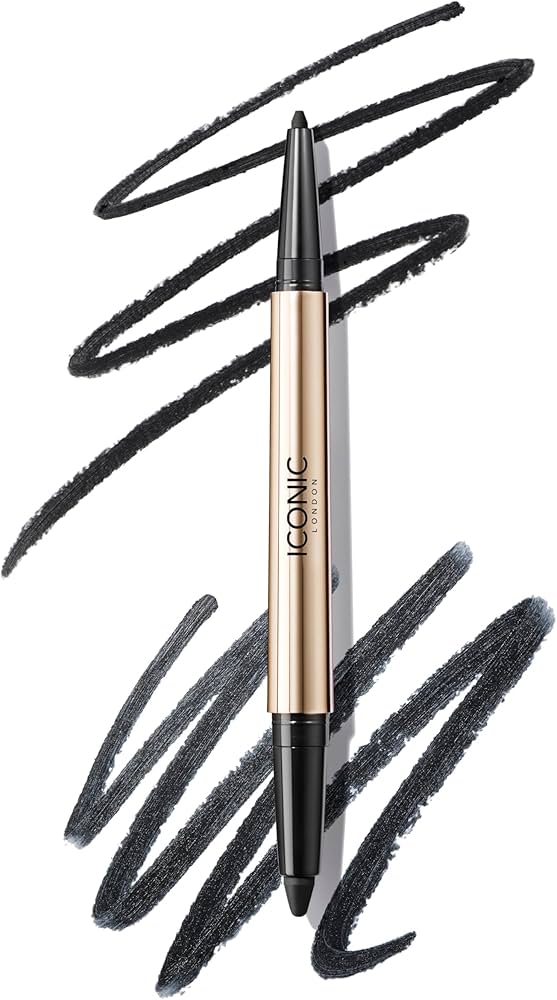 ICONIC London Smokey Eye Duo Kajal - Midnight Black 