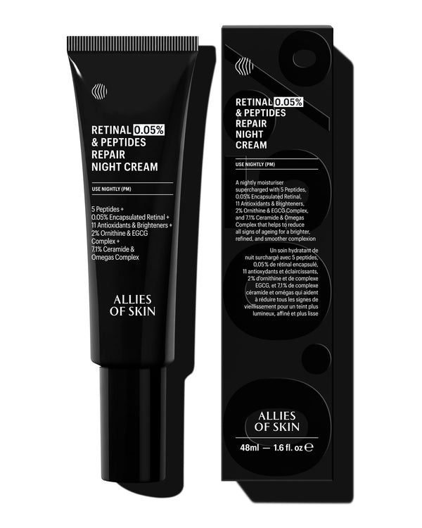 Allies of Skin Retinal 0.05% & Peptides Repair Night Cream 48ml