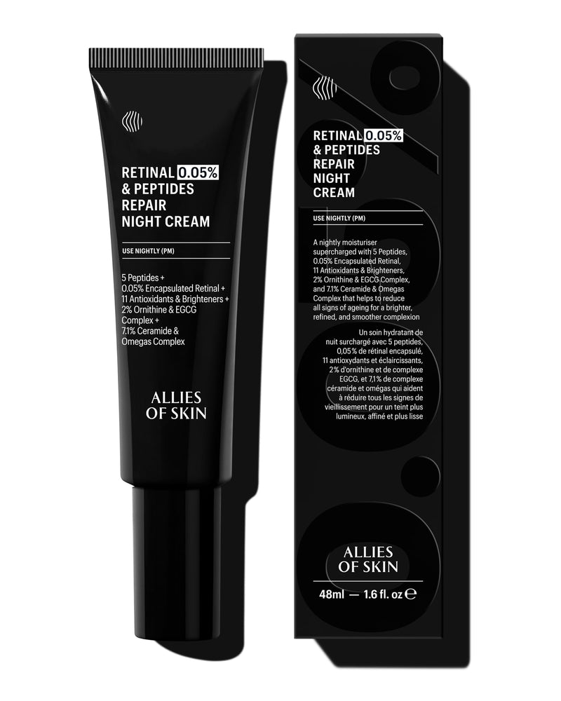 Allies of Skin Retinal 0.05% & Peptides Repair Night Cream 48ml