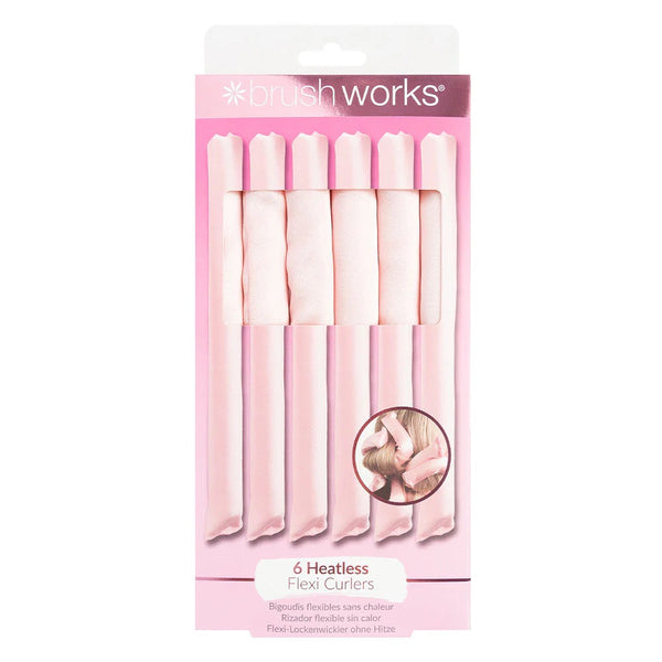 Brushworks Heatless Flexi Curlers Pack of 6