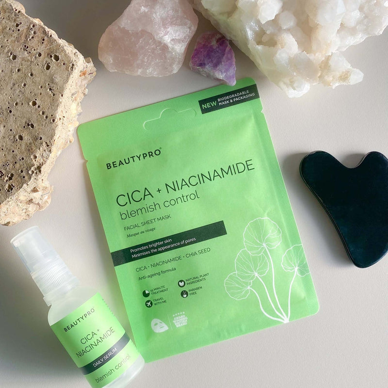 BEAUTYPRO Cica and Niacinamide Face Mask 22ml - Our Concept Beauty