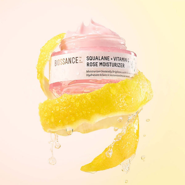 Biossance Squalane and Vitamin C Rose Moisturiser 50ml - Our Concept Beauty