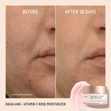 Biossance Squalane and Vitamin C Rose Moisturiser 50ml - Our Concept Beauty