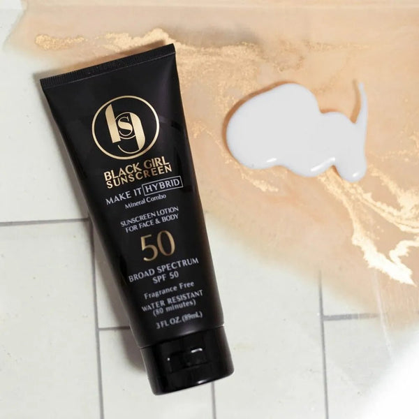 Black Girl Sunscreen Make It Hybrid™ SPF 50 Sunscreen - 89ml - Our Concept Beauty