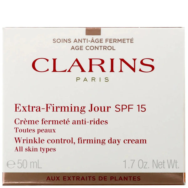 Clarins Extra-Firming Day Cream SPF15 for All Skin Types 50ml - Our Concept Beauty