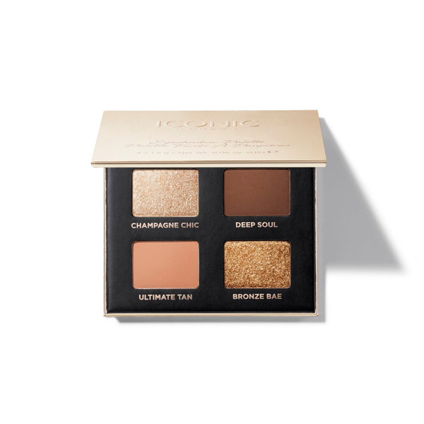 ICONIC London Bronze & Smokey Eyeshadow Palette - Our Concept Beauty