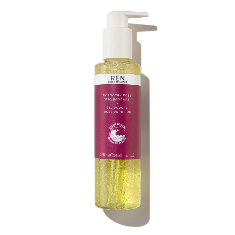 Ren Clean Skincare Moroccan Rose Otto Body Wash 200ml - Our Concept Beauty