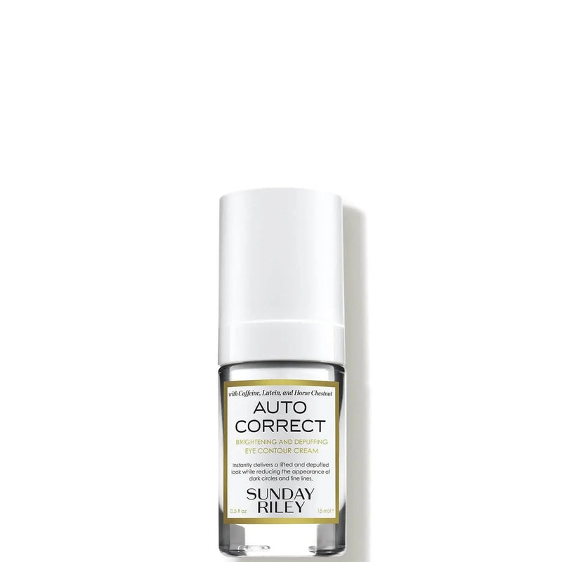 Sunday Riley Auto Correct Brightening and Depuffing Eye Contour Cream 15ml - Our Concept Beauty