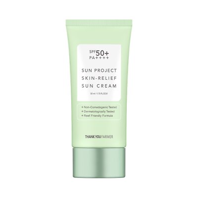 Thank You Farmer Sun Project Skin Relief Sun Cream SPF50+ PA++++ 50ml - Our Concept Beauty