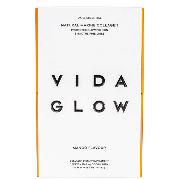 Vida Glow Natural Marine Collagen Sachets - Mango - Our Concept Beauty