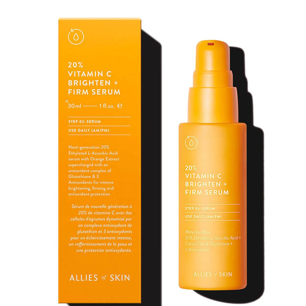 Allies of Skin 20% Vitamin C Brighten + Firm Serum 30ml - Our Concept Beauty