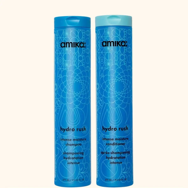 Amika Hydro Rush Intense Moisture Shampoo and Conditioner Bundle - Our Concept Beauty