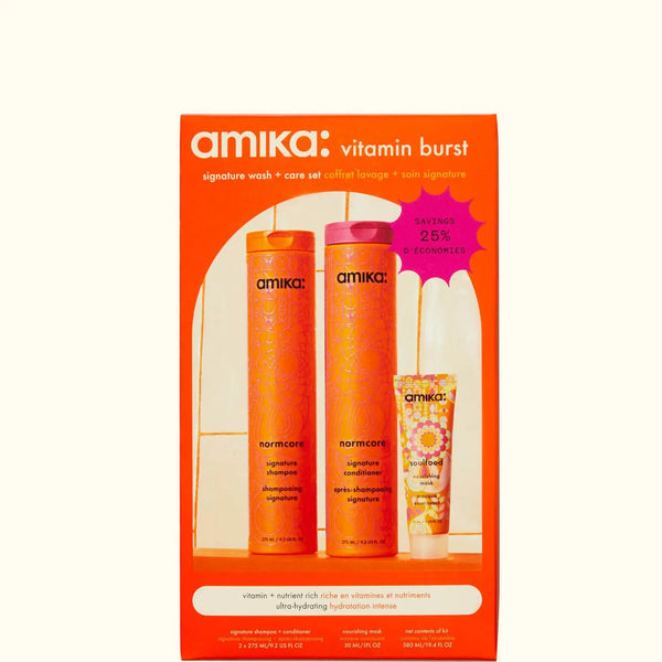 Amika Vitamin Burst Signature Wash and Care Hair Set - Our Concept Beauty