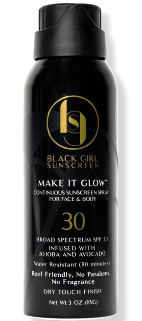Black Girl Sunscreen Make It Glow™ SPF 30 - 85g - Our Concept Beauty