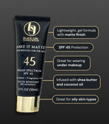 Black Girl Sunscreen Make It Matte™ SPF 45 - 50ml - Our Concept Beauty