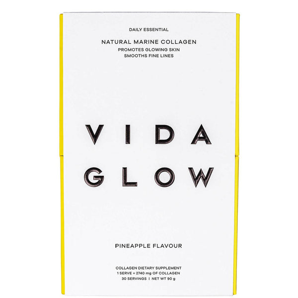 Vida Glow Natural Marine Collagen Sachets - Pineapple - Our Concept Beauty