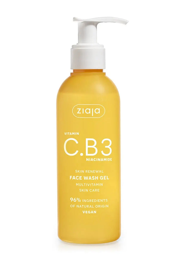 Ziaja Vitamin C.B3 Niacinamide Cleansing Gel 190ml - Our Concept Beauty